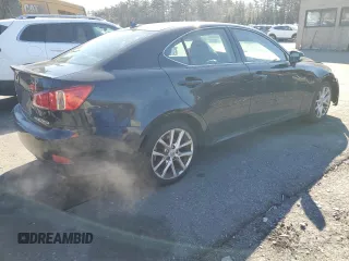 2011 Lexus IS 250 with VIN JTHCF5C25B5049625, listed as a Copart auction lot 47074985 with 227,769 mi miles and Salvage title. Bid and sale history available at DreamBid. Image 3.