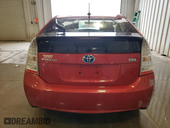 2010 Toyota Prius II with VIN JTDKN3DUXA0221857, listed as a Copart auction lot 53440815 with 223,122 mi miles and Non Repairable. Bid and sale history available at DreamBid. Image 6.