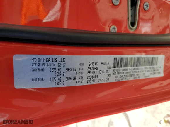 2018 Jeep Cherokee Latitude with VIN 1C4PJMCX6JD599735, listed as a Copart auction lot 42720355 with 86,293 mi miles and Non Repairable. Bid and sale history available at carsss.com. Image 13.