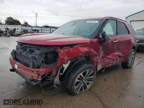 2016 Ford Explorer Platinum with VIN 1FM5K8HT4GGC58404, listed as a Copart auction lot 41991715 with 149,147 mi miles and Salvage title. Bid and sale history available at DreamBid. Image 1.