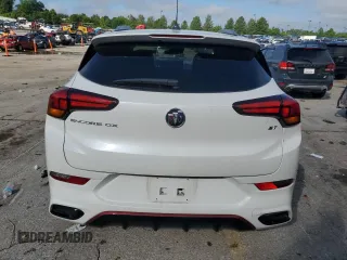 2023 Buick Encore GX Select with VIN KL4MMDSL9PB079729, listed as a Copart auction lot 63865455 with 21,043 mi miles and Salvage title. Bid and sale history available at DreamBid. Image 6.