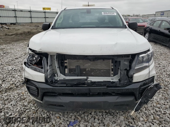 2022 Chevrolet Colorado 2WD Work Truck с VIN 1GCHSBEA5N1124552, выставлен на аукционе Copart как лот 80645534 с пробегом 70 646 миль миль и Списание • Salvage title. История ставок и продаж доступна на DreamBid. Изображение 5.