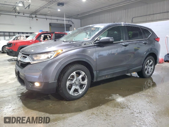 2019 Honda CR-V EX with VIN 7FARW2H58KE013377, listed as a Copart auction lot 46829085 with 85,300 mi miles and Salvage Title. Bid and sale history available at DreamBid. Image 1.