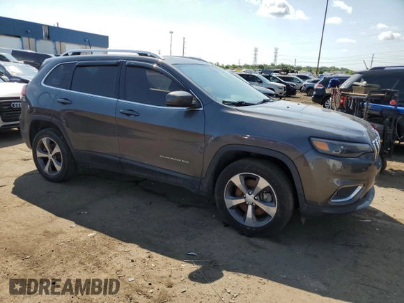 2019 Jeep Cherokee Limited с VIN 1C4PJMDN8KD212200, выставлен на аукционе Copart как лот 59938735 с пробегом 94 699 миль миль и Чистый • Clean title. История ставок и продаж доступна на DreamBid. Изображение 4.