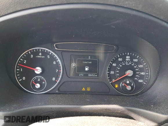 2016 Kia Sorento L with VIN 5XYPG4A36GG014466, listed as a Copart auction lot 43967175 with 88,452 mi miles and Salvage Title. Bid and sale history available at DreamBid. Image 9.