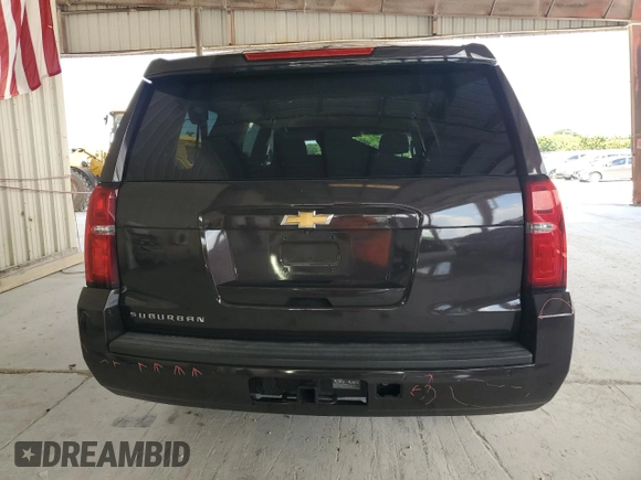 2016 Chevrolet Suburban LS with VIN 1GNSCGKC7GR386459, listed as a Copart auction lot 58208435 with 137,205 mi miles and Salvage title. Bid and sale history available at DreamBid. Image 6.