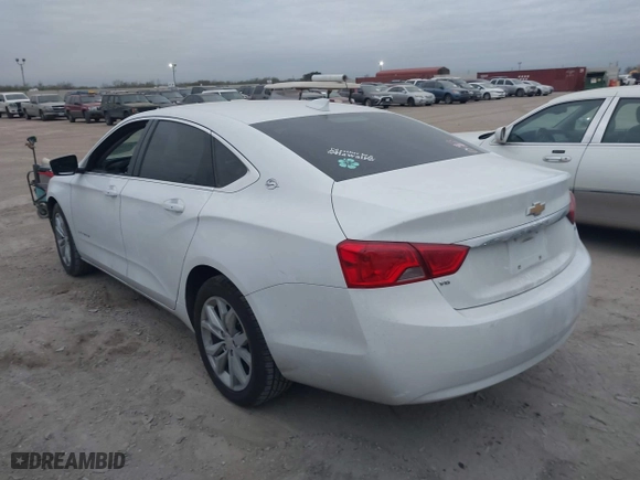 2020 Chevrolet Impala LT with VIN 2G11Z5S35L9104923, listed as a IAAI auction lot 41215185 with 97,561 mi miles. Bid and sale history available at carsss.com. Image 3.