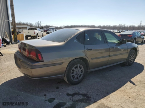 2003 Chevrolet Impala with VIN 2G1WF52E039354781, listed as a Copart auction lot 45527135 with 169,687 mi miles and Salvage Title. Bid and sale history available at carsss.com. Image 3.
