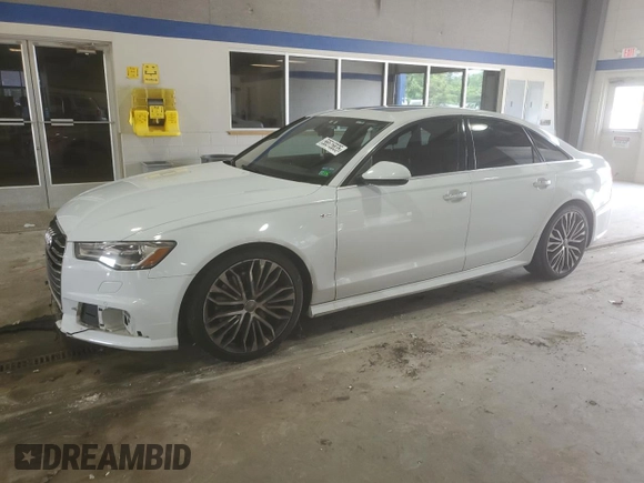 2017 Audi A6 Premium Plus with VIN WAUG8AFC0HN110072, listed as a Copart auction lot 56515835 with 95,364 mi miles and Salvage title. Bid and sale history available at DreamBid. Image 1.