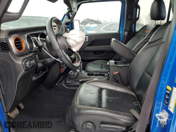 2022 Jeep Gladiator Mojave z VIN 1C6JJTEGXNL129496, wystawiony jako Copart lot #43359345 z przebiegiem 96 060 mil mil oraz Nie do naprawy • Non repairable. Historia ofert i sprzedaży dostępna na DreamBid. Obrazek 7.