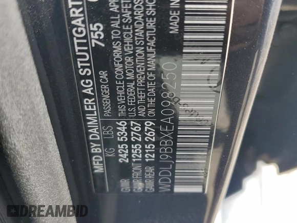 2014 Mercedes-Benz CLS 550 z VIN WDDLJ9BBXEA098250, wystawiony jako Copart lot #72584764 z przebiegiem 154 463 mil mil oraz Szkoda całkowita • Salvage title. Historia ofert i sprzedaży dostępna na DreamBid. Obrazek 14.