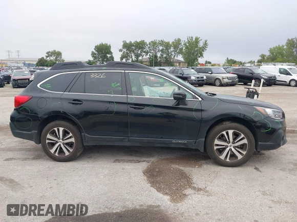 2018 Subaru Outback Limited with VIN 4S4BSANC9J3352839, listed as a IAAI auction lot 40033326 with 73,040 mi miles and . Bid and sale history available at DreamBid. Image 13.