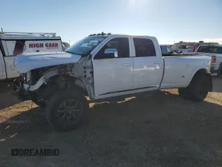2018 Ram 3500 Laramie Longhorn z VIN 3C63RRKL3JG243143, wystawiony jako Copart lot #87508655 z przebiegiem 198 874 mil mil oraz Szkoda całkowita • Salvage title. Historia ofert i sprzedaży dostępna na DreamBid. Obrazek 1.