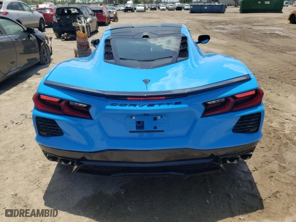 2021 Chevrolet Corvette 2LT with VIN 1G1YB2D41M5102091, listed as a Copart auction lot 67711383 with 7,503 mi miles. Bid and sale history available at carsss.com. Image 6.