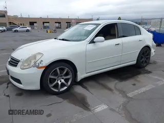 2006 Infiniti G35 with VIN JNKCV51EX6M516002, listed as a IAAI auction lot 40349451 with 234,967 mi miles and . Bid and sale history available at carsss.com. Image 2.
