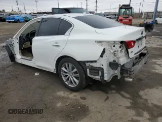 2014 Infiniti Q50 Premium with VIN JN1BV7AR9EM689488, listed as a Copart auction lot 51466605 with Not Provided miles and Salvage Title. Bid and sale history available at DreamBid. Image 2.