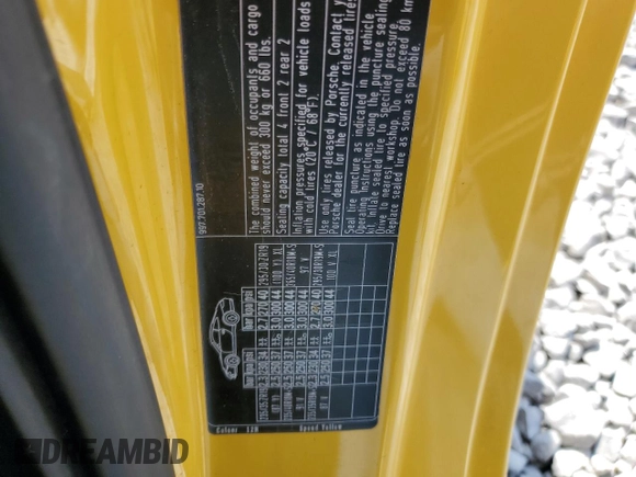 2005 Porsche 911 Turbo S with VIN WP0AB29995S741903, listed as a Copart auction lot 74755524 with 73,199 mi miles and Salvage Title. Bid and sale history available at carsss.com. Image 12.