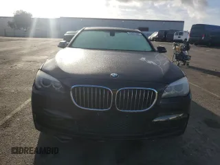 2014 BMW 7 Series 740Li with VIN WBAYE4C50ED137813, listed as a Copart auction lot 80801994 with 159,726 mi miles and Clean Title. Bid and sale history available at carsss.com. Image 5.