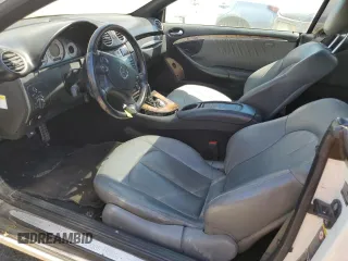2007 Mercedes-Benz CLK 350 with VIN WDBTJ56H97F205410, listed as a Copart auction lot 57543504 with 86,283 mi miles and Salvage Title. Bid and sale history available at DreamBid. Image 7.