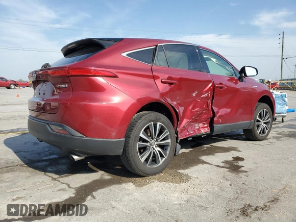 2021 Toyota Venza LE with VIN JTEAAAAH8MJ007902, listed as a Copart auction lot 52990125 with 55,100 mi miles and Salvage Title. Bid and sale history available at carsss.com. Image 3.