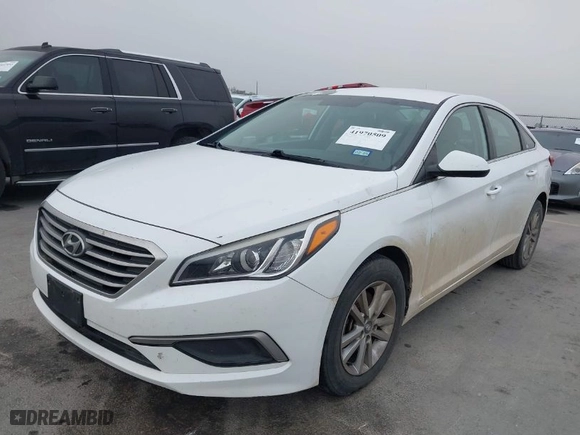 2016 Hyundai Sonata 2.4L SE with VIN 5NPE24AF5GH375552, listed as a IAAI auction lot 41970509 with 103,343 mi miles. Bid and sale history available at carsss.com. Image 2.