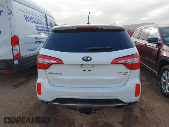 2014 Kia Sorento SX Limited with VIN 5XYKWDA7XEG448354, listed as a IAAI auction lot 41560287 with 156,380 mi miles and . Bid and sale history available at carsss.com. Image 16.
