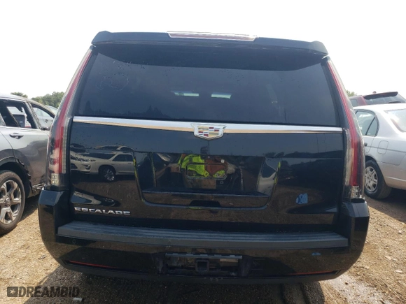 2017 Cadillac Escalade Luxury with VIN 1GYS4BKJ2HR369359, listed as a Copart auction lot 64617964 with 105,931 mi miles and Salvage Title. Bid and sale history available at carsss.com. Image 6.