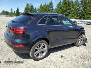 2015 Audi Q3 Prestige with VIN WA1GFCFS3FR004159, listed as a Copart auction lot 59004365 with 114,389 mi miles and Salvage title. Bid and sale history available at DreamBid. Image 3.