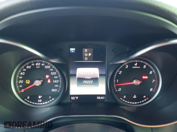2019 Mercedes-Benz GLC 300 with VIN WDC0G4JB6KF667801, listed as a Copart auction lot 48460235 with 70,222 mi miles and Non repairable. Bid and sale history available at DreamBid. Image 9.