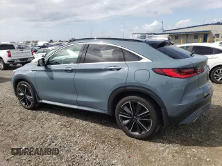 2022 Infiniti QX55 Sensory with VIN 3PCAJ5L32NF102462, listed as a Copart auction lot 51193055 with 42,073 mi miles and Salvage Title. Bid and sale history available at DreamBid. Image 2.