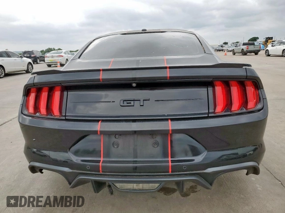 2018 Ford Mustang GT with VIN 1FA6P8CF0J5104163, listed as a Copart auction lot 54922815 with 182,483 mi miles and Clean Title. Bid and sale history available at DreamBid. Image 6.