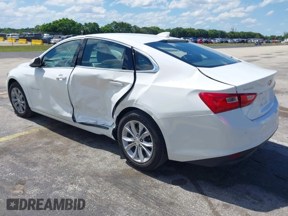 2025 Chevrolet Malibu LT with VIN 1G1ZD5ST2SF130788, listed as a IAAI auction lot 42226422 with 6,199 mi miles and . Bid and sale history available at DreamBid. Image 3.