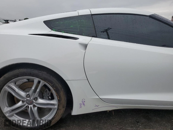 2017 Chevrolet Corvette 1LT with VIN 1G1YA2D77H5116807, listed as a Copart auction lot 55170335 with 94,591 mi miles and Salvage title. Bid and sale history available at DreamBid. Image 10.