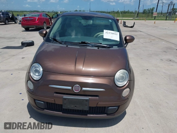 2012 FIAT 500 Pop with VIN 3C3CFFAR8CT304152, listed as a IAAI auction lot 42370922 with 133,721 mi miles and . Bid and sale history available at DreamBid. Image 6.
