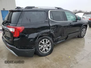 2020 GMC Acadia SLT with VIN 1GKKNMLS4LZ166413, listed as a Copart auction lot 44147565 with 50,672 mi miles and Salvage Title. Bid and sale history available at DreamBid. Image 3.