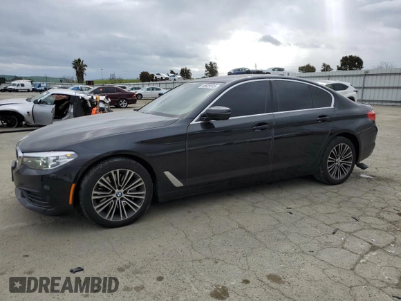 2019 BMW 5 Series 530i with VIN WBAJA5C50KBX86778, listed as a Copart auction lot 48829915 with 97,685 mi miles and Salvage Title. Bid and sale history available at carsss.com. Image 1.