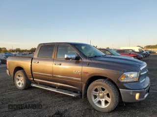 2014 Ram 1500 Longhorn with VIN 1C6RR7PMXES370857, listed as a Copart auction lot 69699954 with 105,590 mi miles and Salvage title. Bid and sale history available at DreamBid. Image 4.