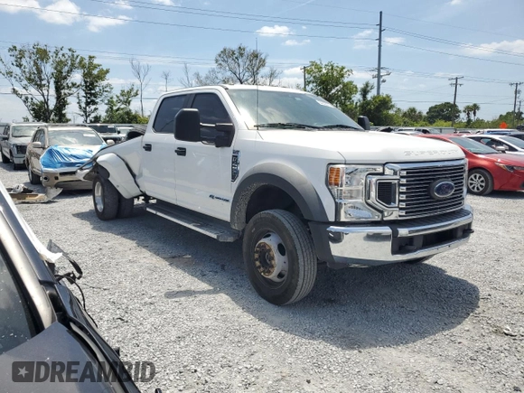 2021 Ford F-450 XL with VIN 1FT8W4DT5MEC57242, listed as a Copart auction lot 54353575 with 227,281 mi miles and Salvage title. Bid and sale history available at DreamBid. Image 4.