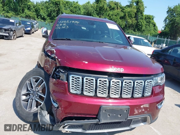 2020 Jeep Grand Cherokee Limited with VIN 1C4RJFBG3LC115535, listed as a IAAI auction lot 42551974 with 53,069 mi miles and . Bid and sale history available at DreamBid. Image 6.