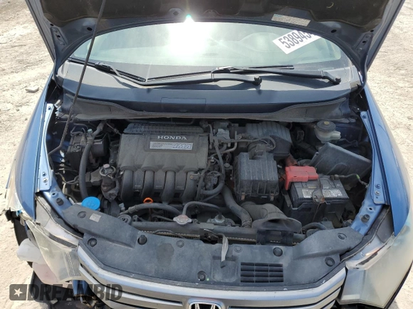 2010 Honda Insight EX with VIN JHMZE2H75AS008122, listed as a Copart auction lot 53894545 with 171,926 mi miles and Salvage title. Bid and sale history available at DreamBid. Image 11.