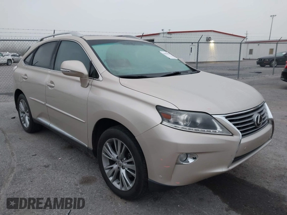 2013 Lexus RX 350 with VIN 2T2ZK1BA2DC121648, listed as a IAAI auction lot 41854959 with 111,780 mi miles and . Bid and sale history available at DreamBid. Image 1.