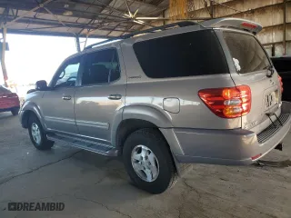 2001 Toyota Sequoia Limited with VIN 5TDBT48A61S050176, listed as a Copart auction lot 83652954 with 205,023 mi miles and Salvage Title. Bid and sale history available at carsss.com. Image 2.