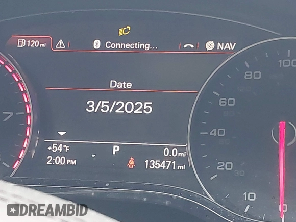 2015 Audi A8 L 4.0T with VIN WAU32AFD7FN021203, listed as a IAAI auction lot 41736045 with 135,471 mi miles. Bid and sale history available at carsss.com. Image 7.