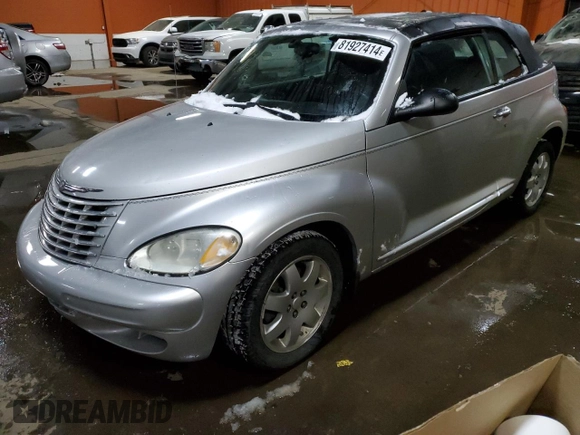 2005 Chrysler PT Cruiser with VIN 3C3EY55X05T581984, listed as a Copart auction lot 81927414 with 180,875 mi miles and Clean Title. Bid and sale history available at DreamBid. Image 1.