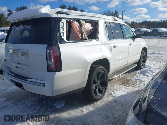 2020 GMC Yukon XL Denali with VIN 1GKS2HKJ3LR223239, listed as a IAAI auction lot 41606846 with 75,452 mi miles. Bid and sale history available at carsss.com. Image 4.