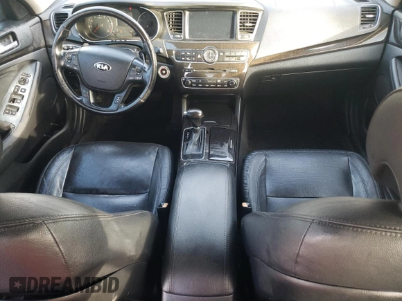 2016 Kia Cadenza Premium with VIN KNALN4D7XG5201072, listed as a Copart auction lot 82614604 with 140,067 mi miles and Clean Title. Bid and sale history available at carsss.com. Image 8.