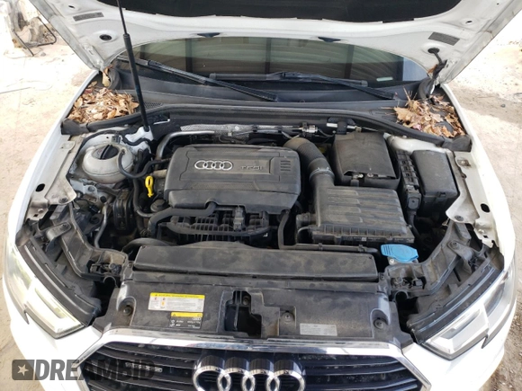 2017 Audi A3 Sedan Premium with VIN WAUB8GFF3H1059231, listed as a Copart auction lot 41212544 with 74,444 mi miles. Bid and sale history available at carsss.com. Image 11.