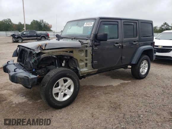 2018 Jeep Wrangler JK Unlimited Sport S with VIN 1C4BJWDG5JL891712, listed as a Copart auction lot 70742224 with 89,860 mi miles and Salvage Title. Bid and sale history available at carsss.com. Image 1.