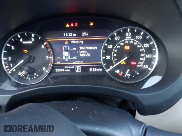 2019 Infiniti QX50 Luxe with VIN 3PCAJ5M32KF132667, listed as a IAAI auction lot 41095763 with 82,549 mi miles and . Bid and sale history available at DreamBid. Image 7.
