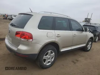 2007 Volkswagen Touareg V6 with VIN WVGZE77L37D052271, listed as a Copart auction lot 44639295 with 150,402 mi miles and Clean Title. Bid and sale history available at DreamBid. Image 3.